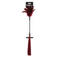 Sex Mischief Enchanted Feather Tickler Burgundy