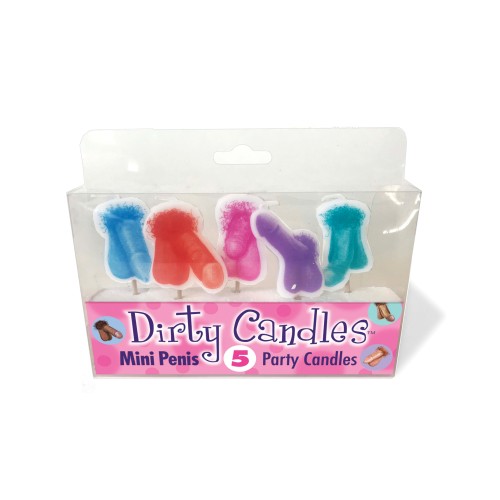 Juego de Velas Mini Pene Sucias