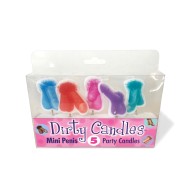 Juego de Velas Mini Pene Sucias