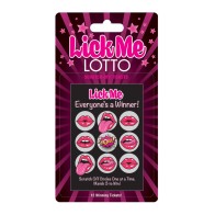 Lick Me Lotto for Fun Oral Adventures