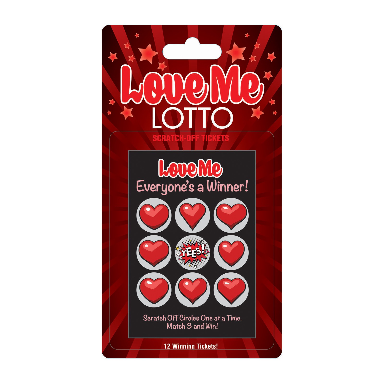 Love Me Lotto Scratch-Off Tickets for Couples