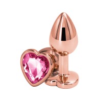 Rear Assets Rose Gold Heart Small - Pink