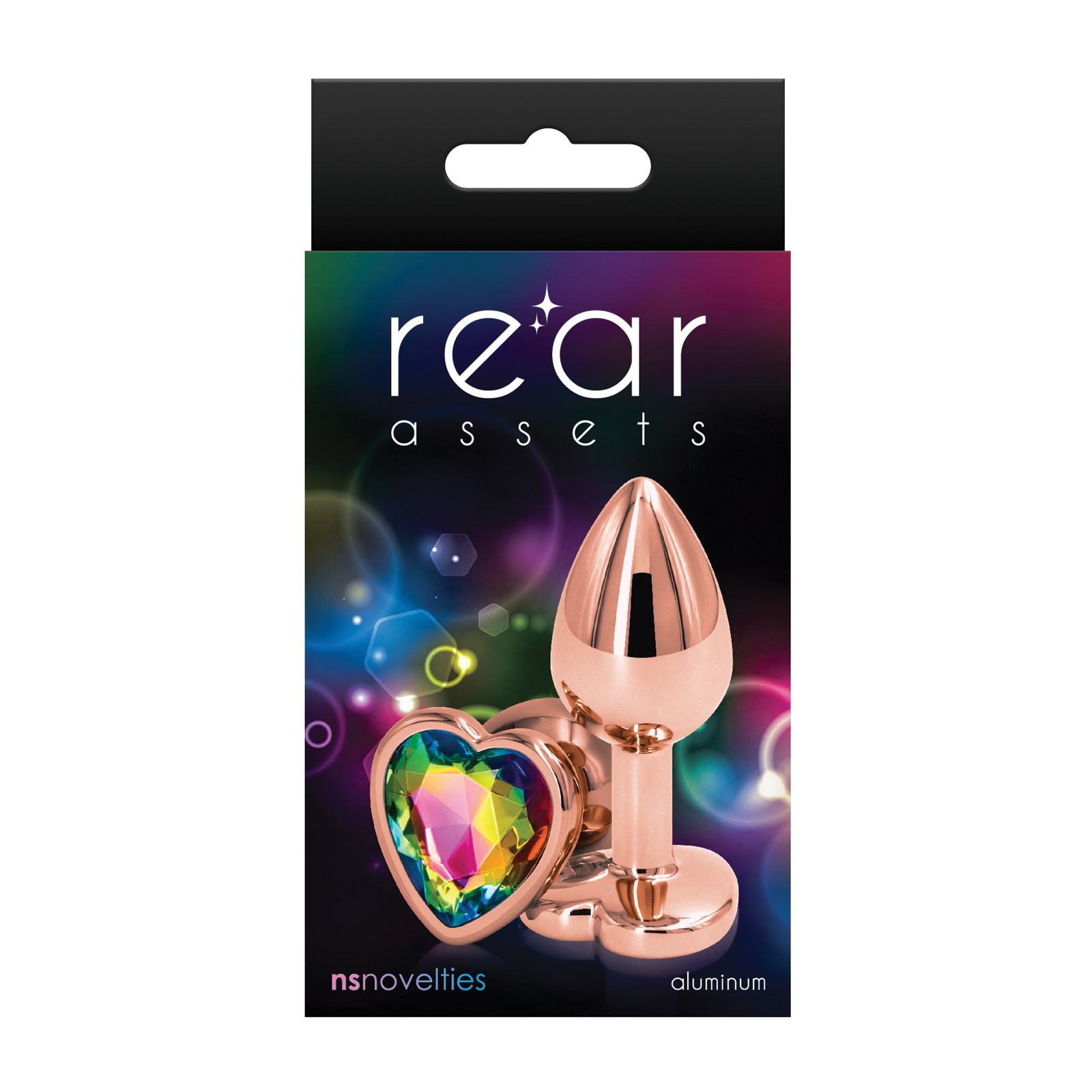 Rear Assets Rose Gold Heart Anal Toy for Sensual Stimulation