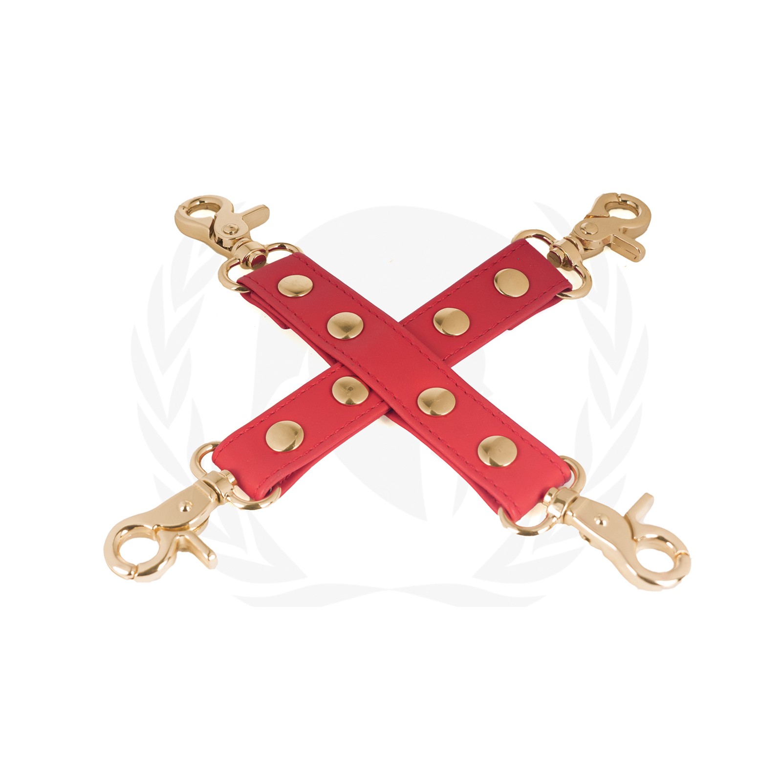 Hog Tie de PU Spartacus - Accesorio de Bondage Elegante