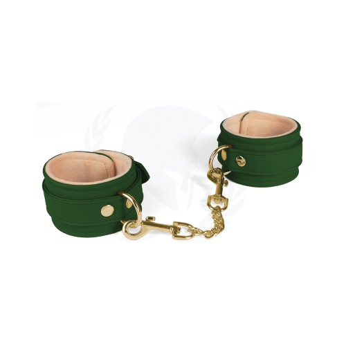 Spartacus PU Wrist Cuffs with Plush Lining