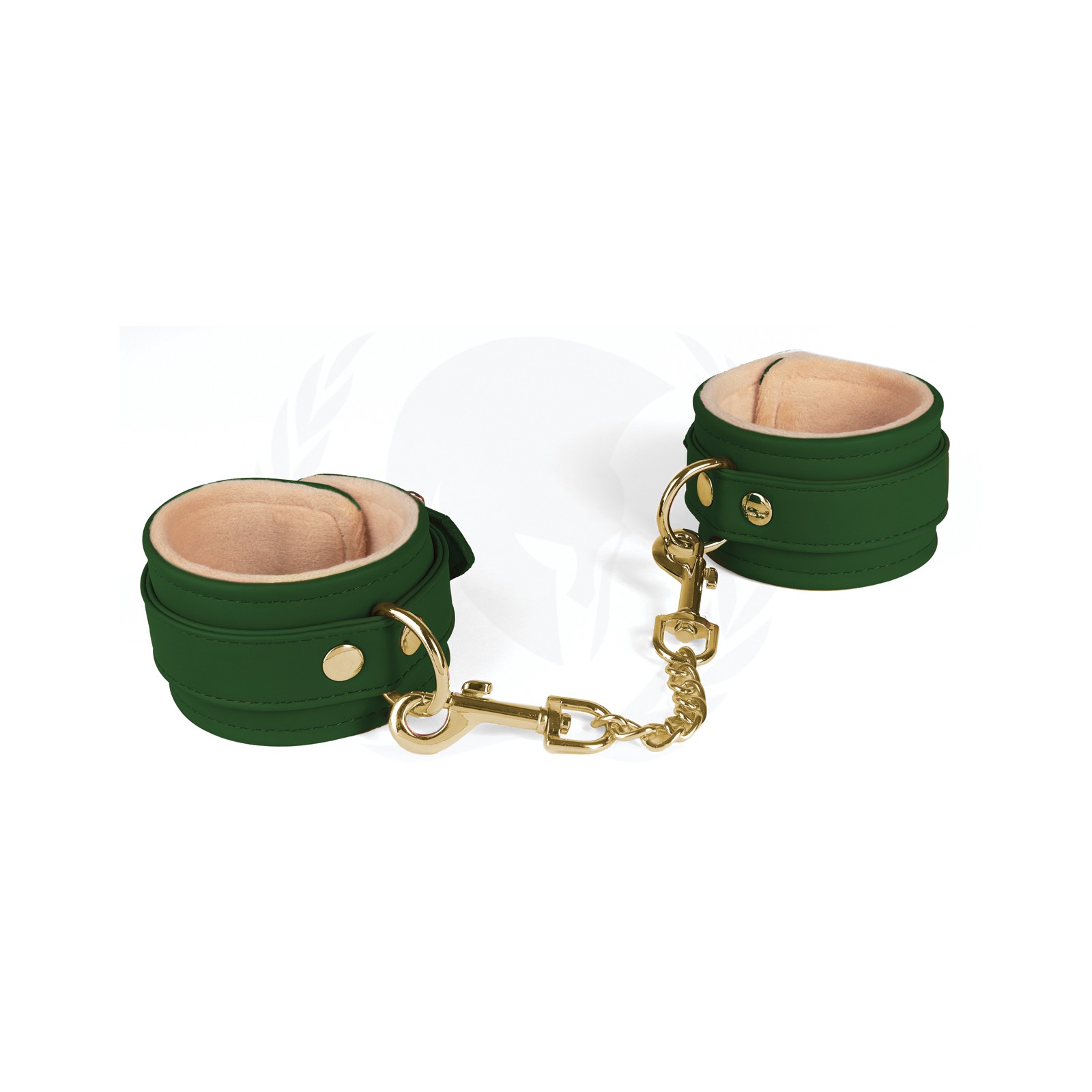 Spartacus Green PU Ankle Cuffs for Adventurous Play