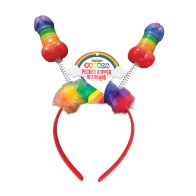 Rainbow Pecker Bopper Headband for Fun