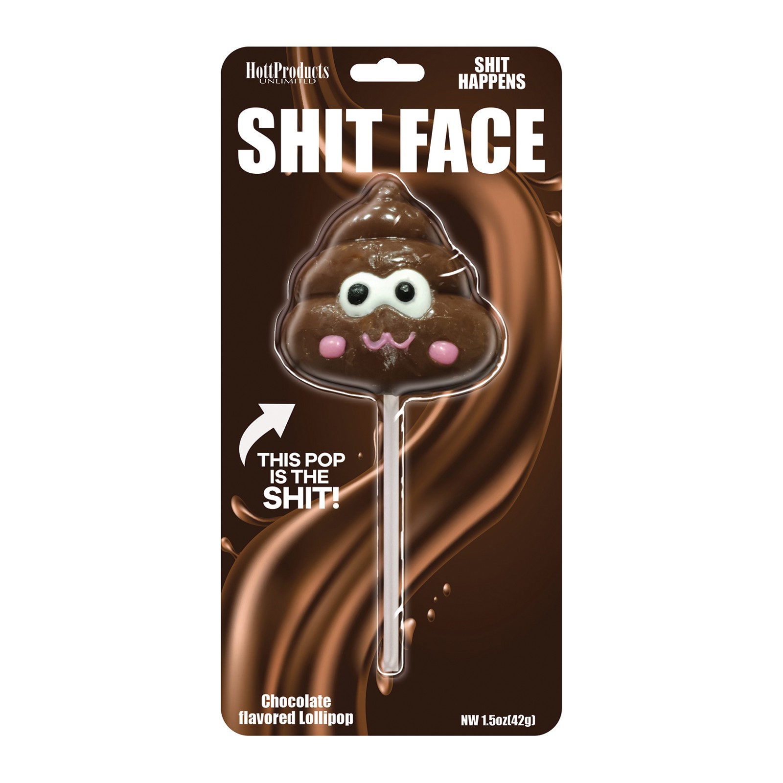 Caramelo de Chocolate Shit Face