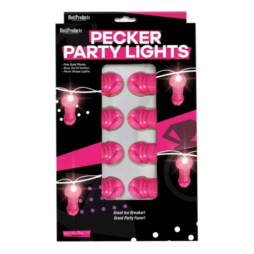 Light Up Pink Pecker Party Lights