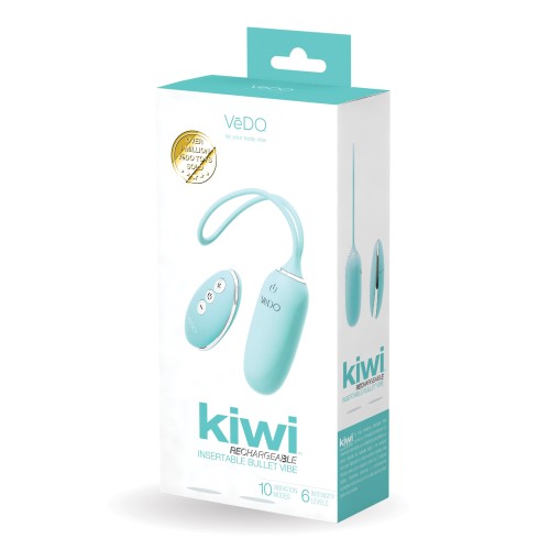 VeDO KIWI Rechargeable Bullet Tease Me Turquoise