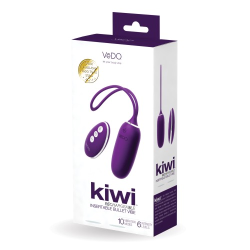 VeDO KIWI Rechargeable Bullet Deep Purple