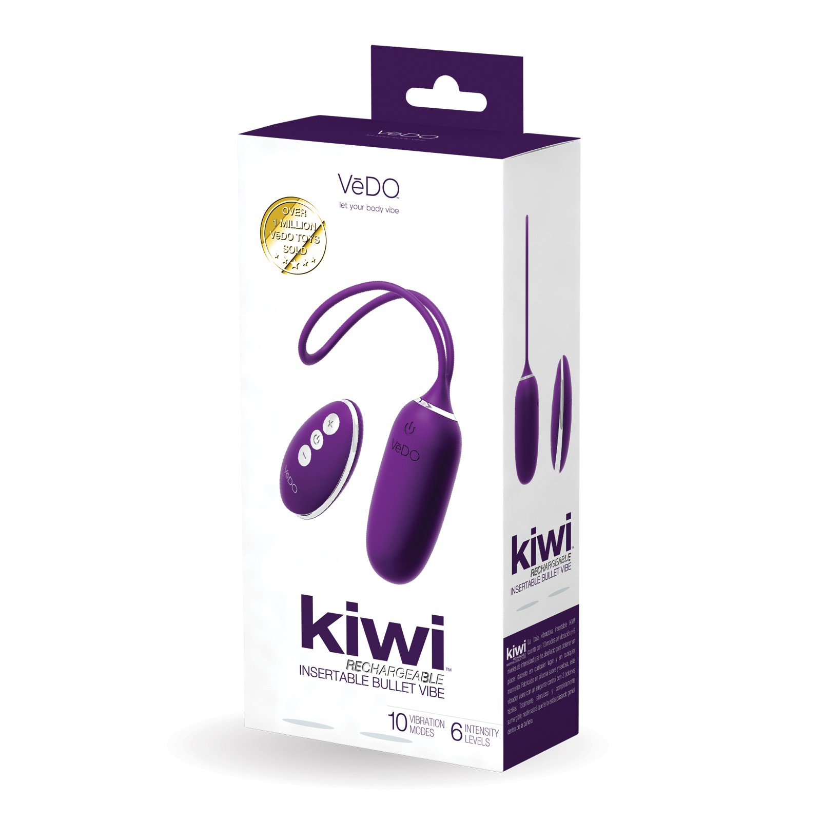 VeDO KIWI Rechargeable Bullet Deep Purple