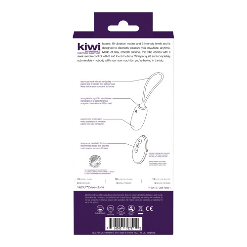 VeDO KIWI Rechargeable Bullet Deep Purple