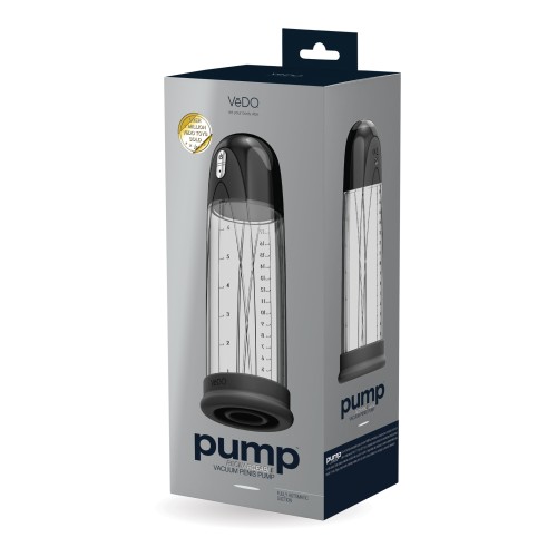 VeDO Rechargeable Vacuum Penis Pump - Just Black