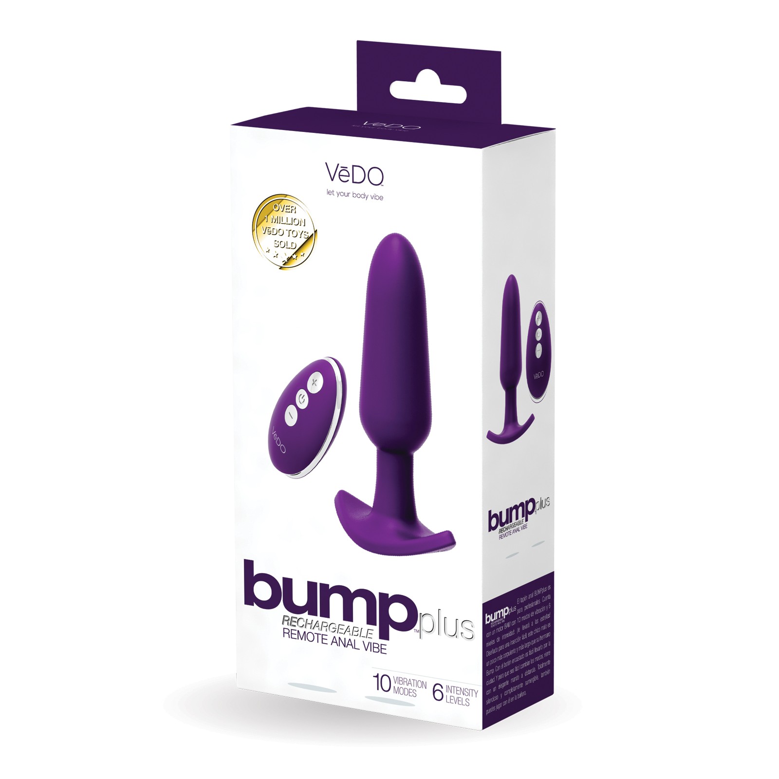 VeDO Bump Plus Remote Control Anal Vibe