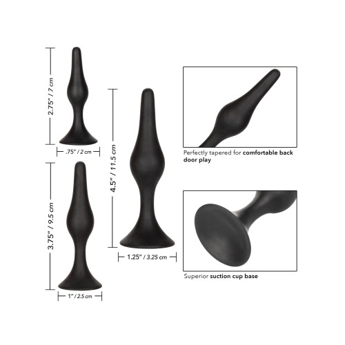 Kit Inicial de Juguetes Anales de Silicona para Principiantes