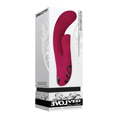 Evolved Red Dream Vibrador Doble Estímulo - El Placer te Espera