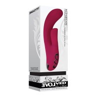 Evolved Red Dream Dual Stim Vibrator - Pleasure Awaits