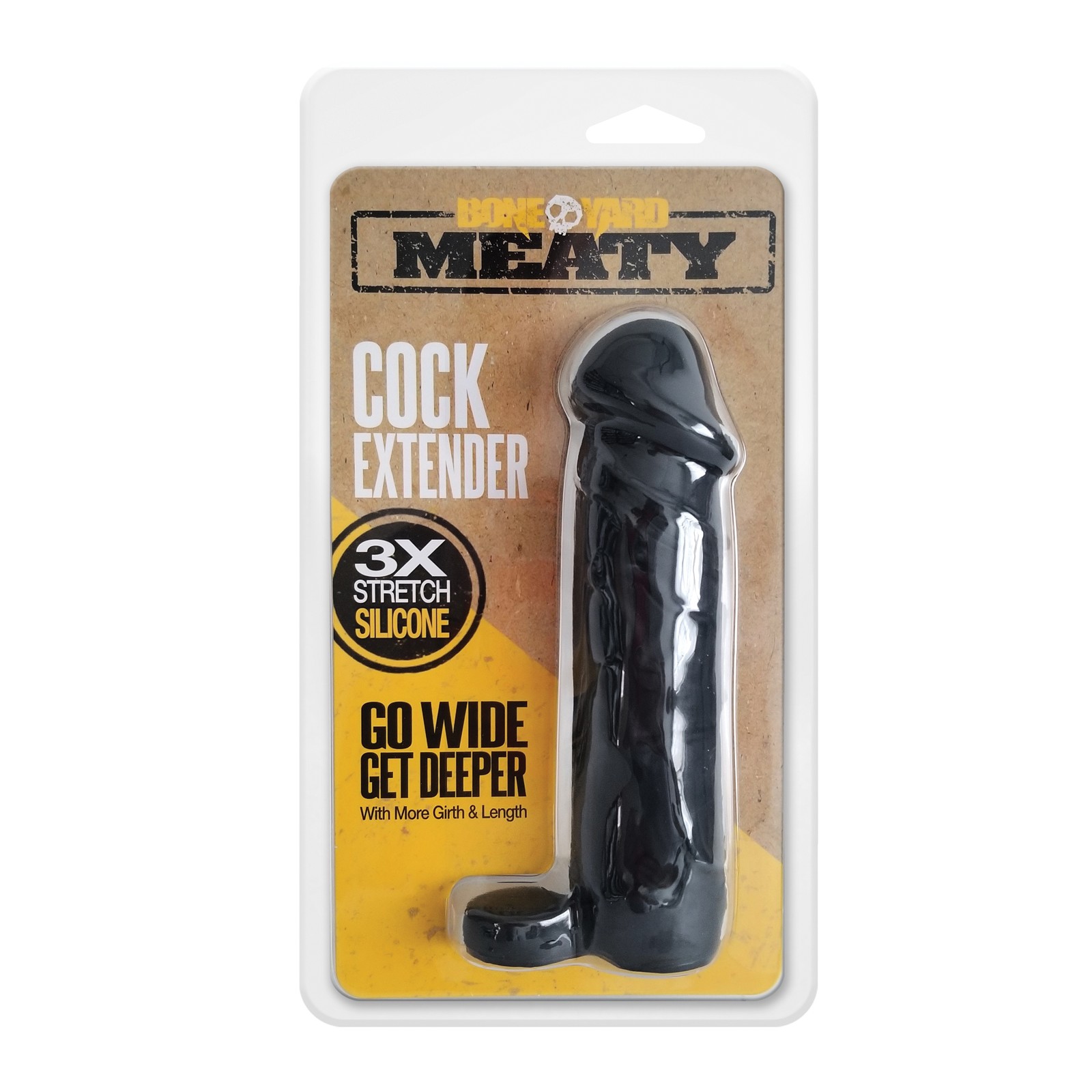 Boneyard The Man Sizer 3X Stretch Silicone Extender Black