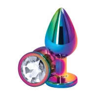 Rear Assets Medium Colorful Anal Toy - Clear