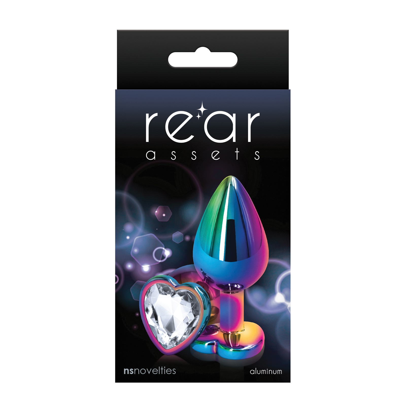 Rear Assets Multicolor Heart Medium - Clear