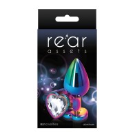 Rear Assets Multicolor Heart Medium - Clear