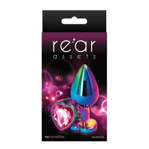 Rear Assets Multicolor Heart Pink Anal Toy