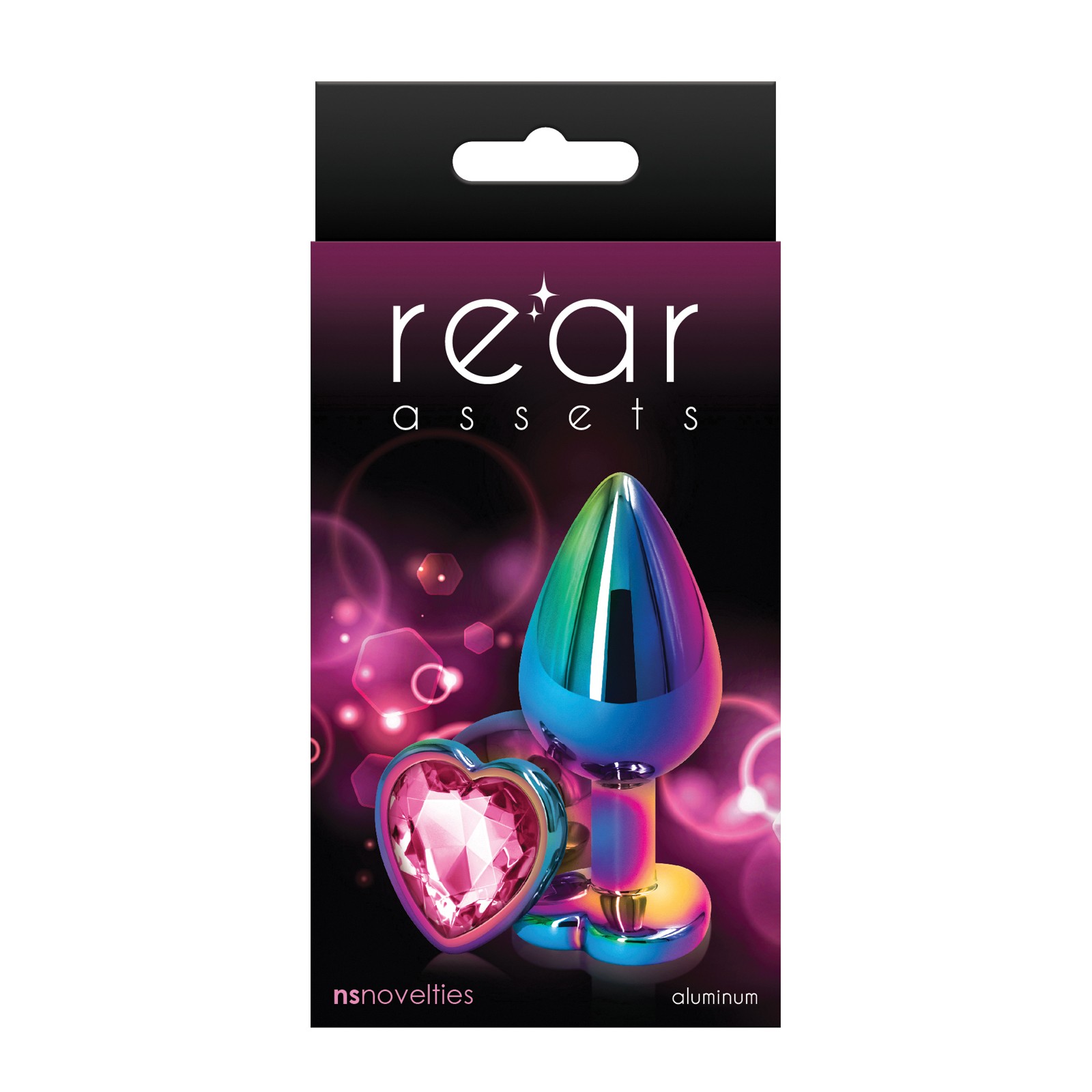 Rear Assets Multicolor Heart Pink Anal Toy