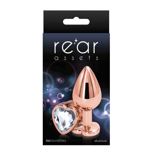 Rose Gold Heart Medium Anal Toy