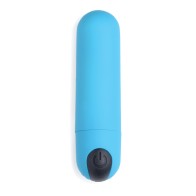 Bang! Bala Vibradora con Control Remoto Azul para Placer Total