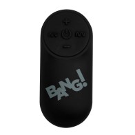 Bang! Bala Vibradora con Control Remoto Azul para Placer Total