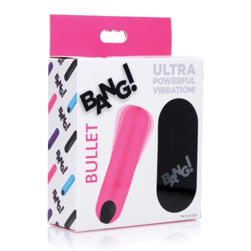 Bang! Bullet Vibrante con Control Remoto