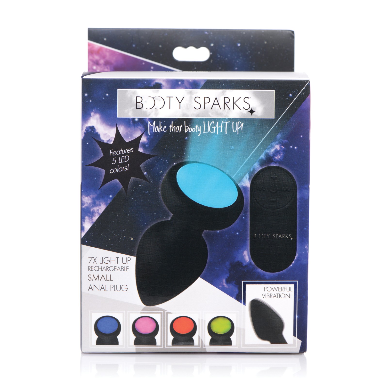 Plug Vibrador LED Booty Sparks para Diversión