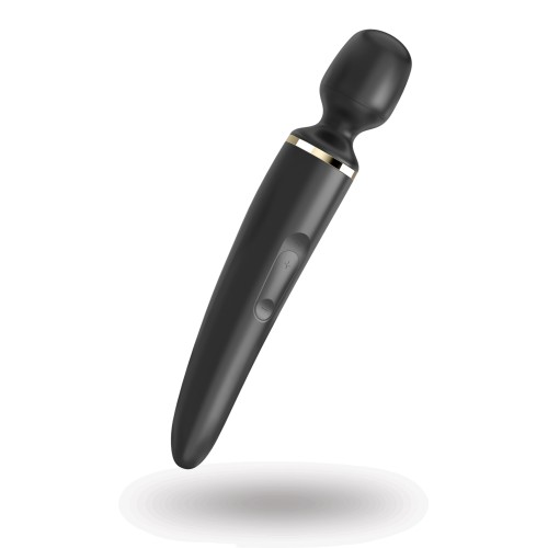 Satisfyer Wand-er Woman - Negro/Dorado