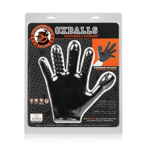 Oxballs Finger Fuck Glove Black