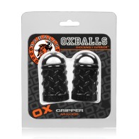 Chupadores de Pezones Oxballs Gripper Negros para Estimulación Intensa