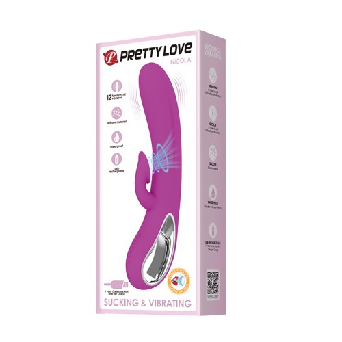 Pretty Love Nicola - Ultimate Clit-Suction Rabbit Vibrator