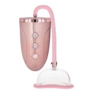 Shots Pumped Automatic Rechargeable Pussy Pump Set - Rose Gold