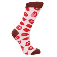 Calcetines Sexy Shots Lip Love para Mujeres