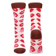 Calcetines Sexy Shots Lip Love para Mujeres