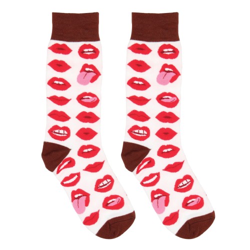 Shots Sexy Socks Lip Love for Women