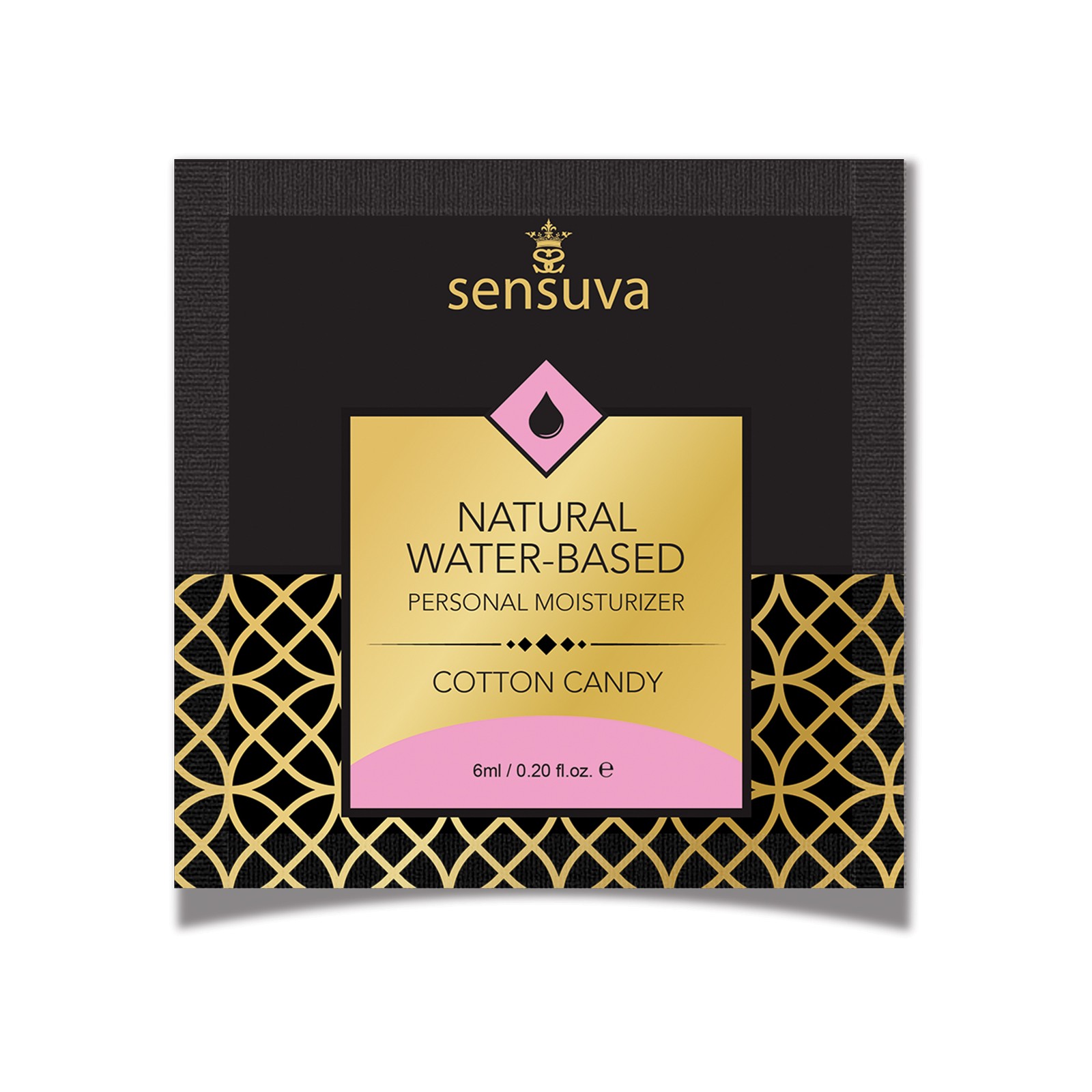 Sensuva Natural Water-Based Moisturizer Cotton Candy - 6 ml