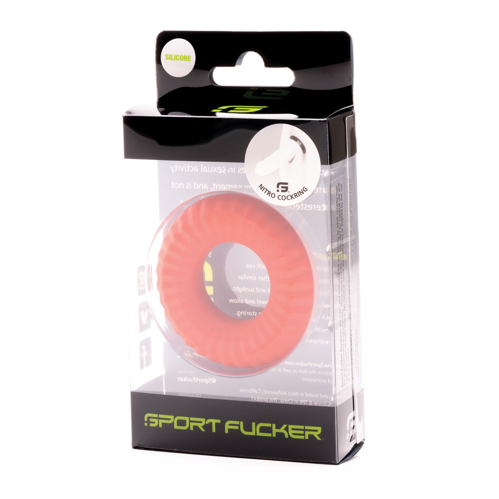 Sport Fucker Nitro Ring Rojo para Mejorar Erecciones