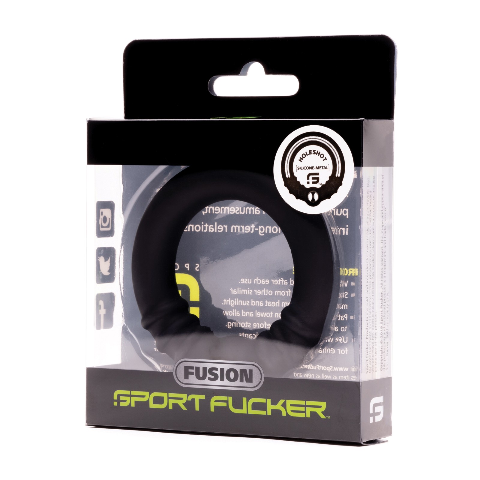 Anillo Sport Fucker Fusion Holeshot 42 mm - Negro