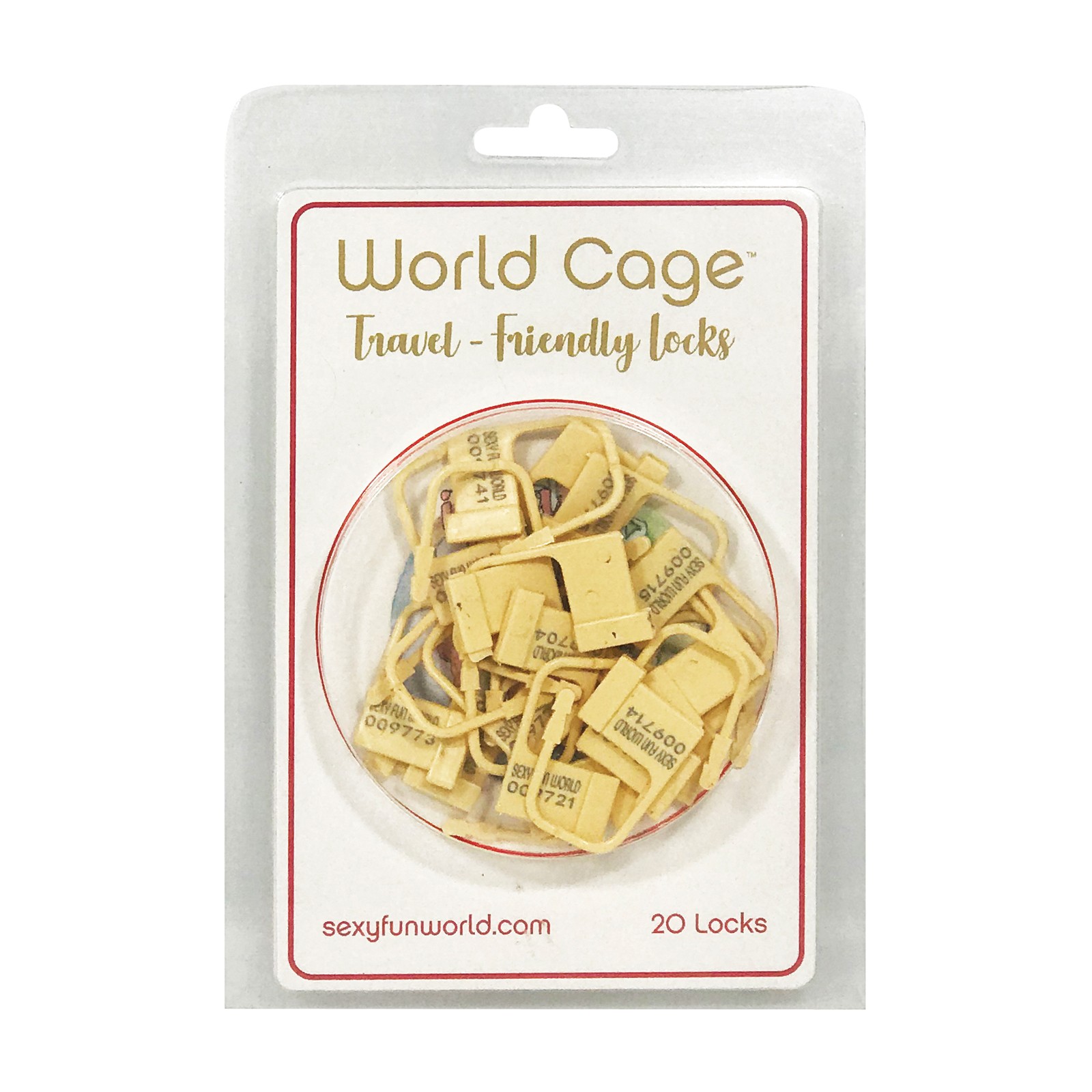 Pack de Candados Amigables para Viajes World Cage