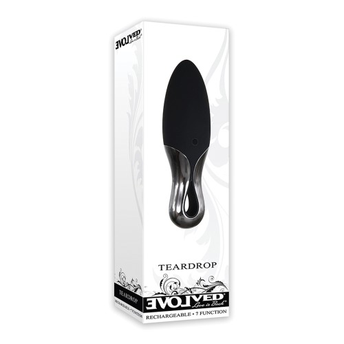 Vibrador en Forma de Gota Evolved en Negro