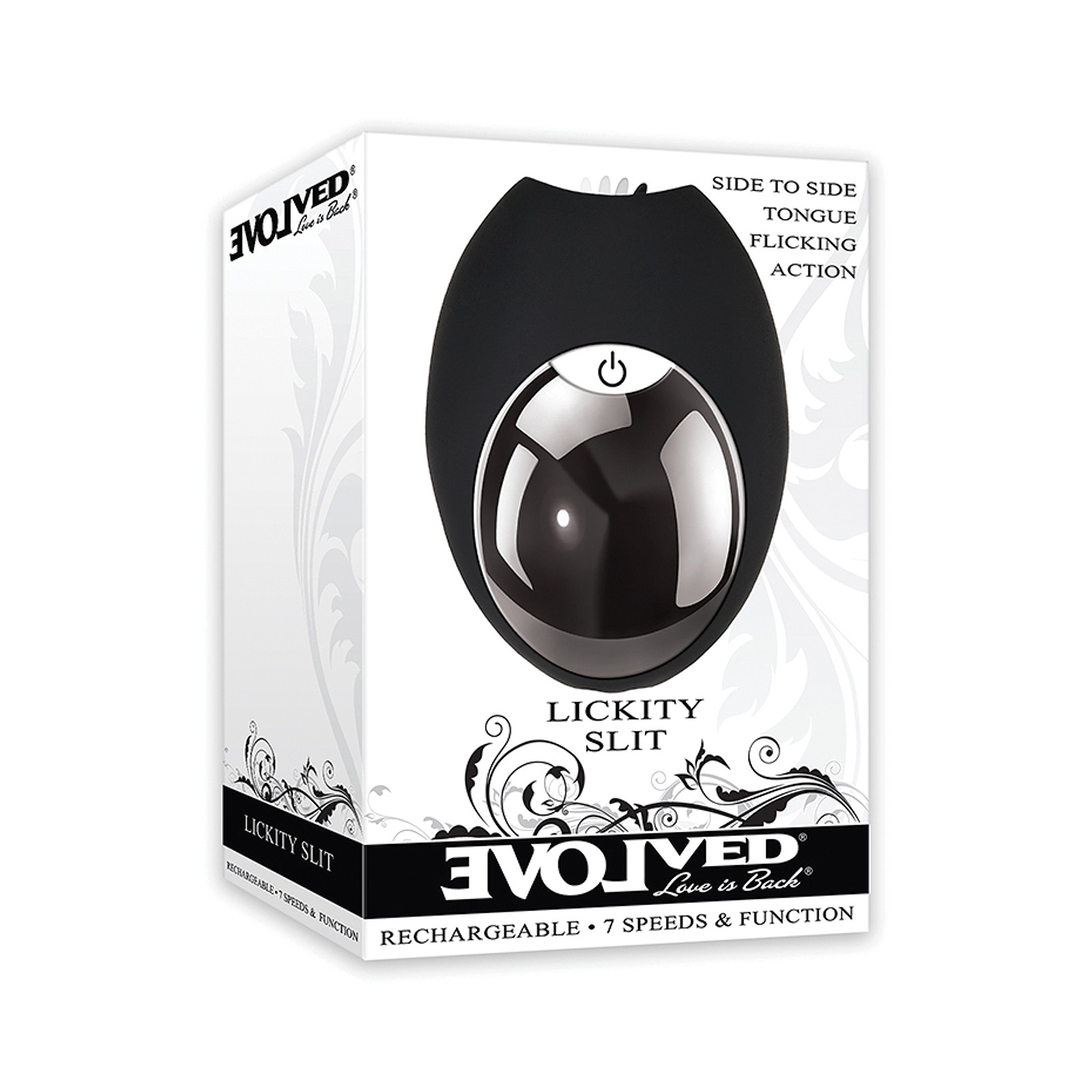 Evolved Lickity Slit Oral Massager in Black