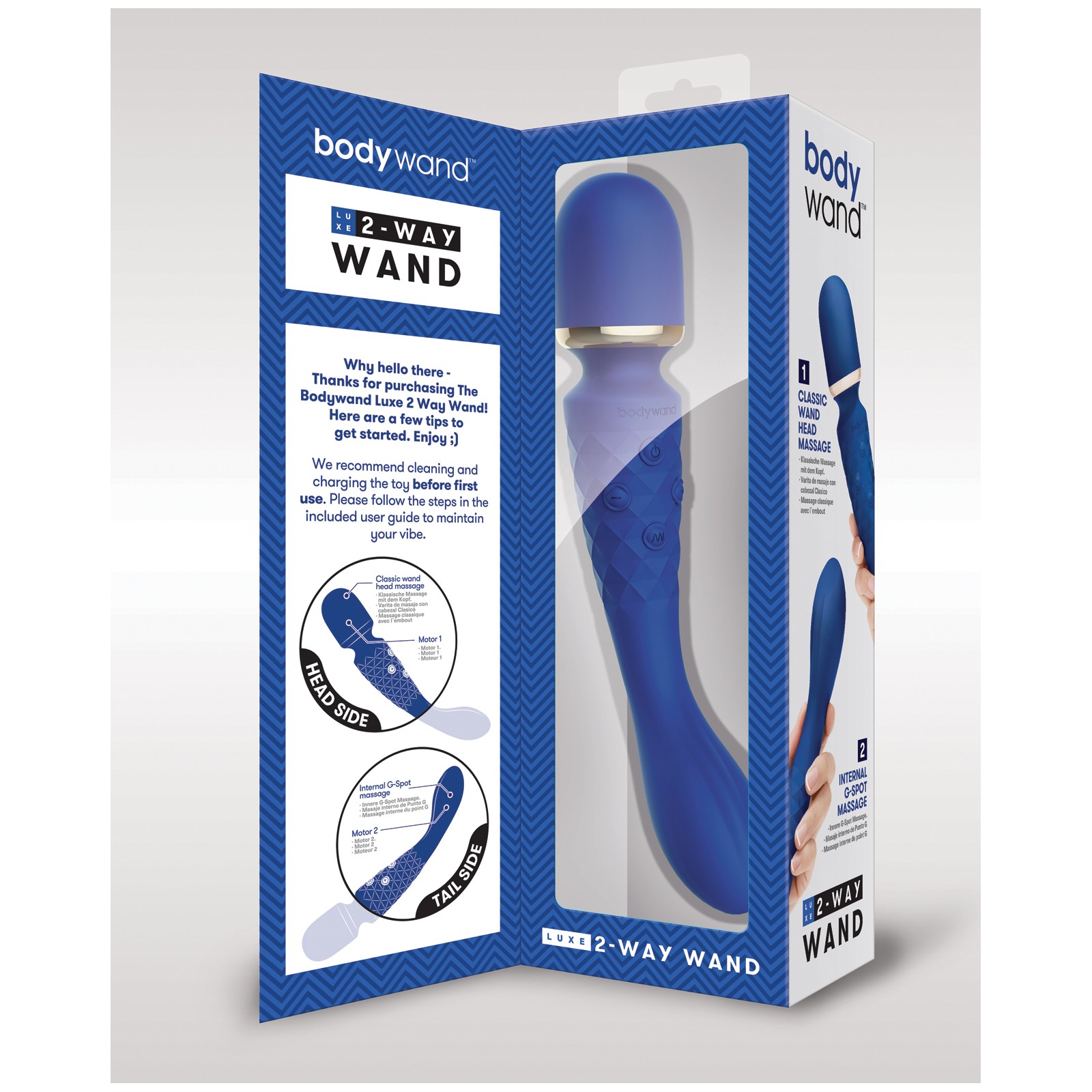 Bodywand Luxe Wand Massager - Blue