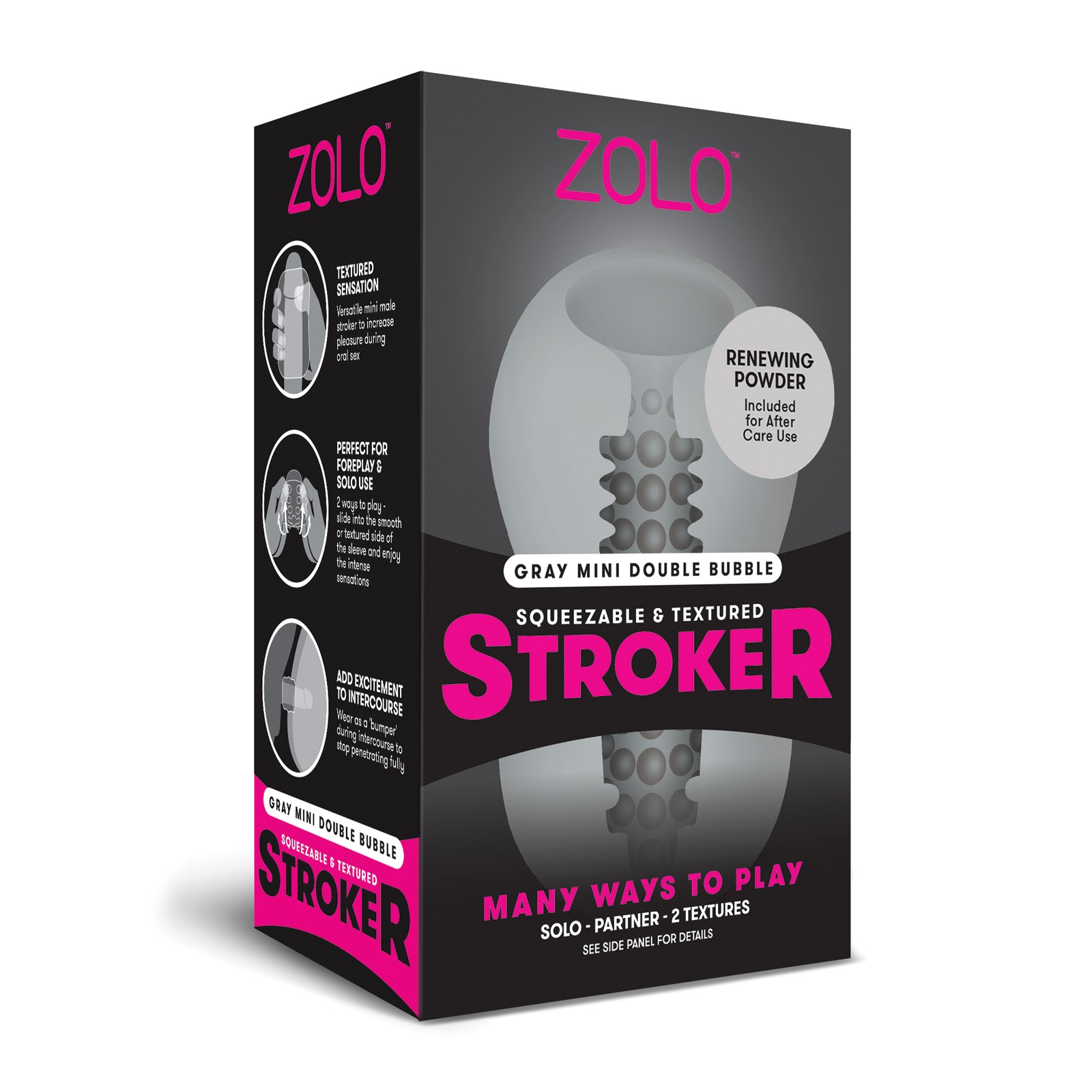 ZOLO Mini Double Bubble Stroker Gray