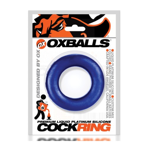 Oxballs Silicone Cock T Cock Ring - Blueballs